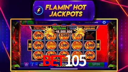 Interface moderna da plataforma bet105